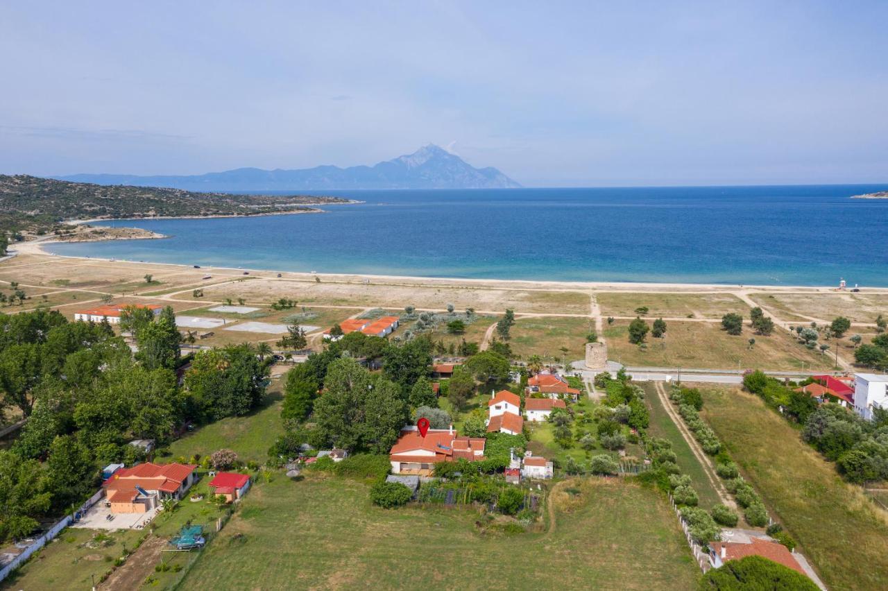 Villa Menie - Golden Fig Sykia Lodge Paralia Sikias Exterior foto
